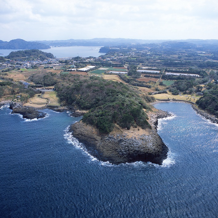 特別史跡　島津義弘陣跡遠景(西から)